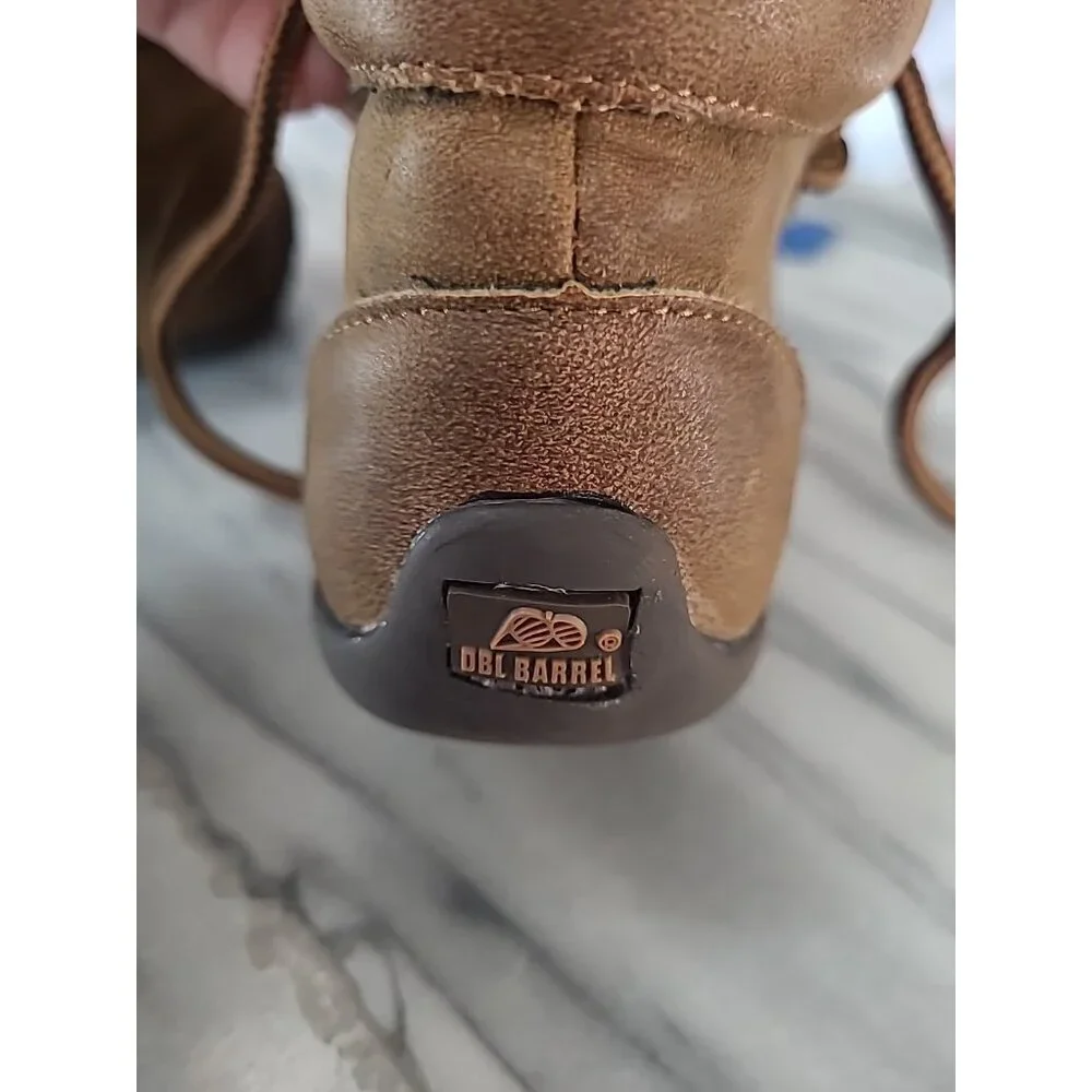 DBL Barrel Toddlers Boy's Shoes Size 4 Soft Chukka Embossed Inlay - Picture 11 of 15